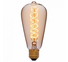 Лампа накаливания Sun Lumen ST64 E27 60Вт 2200K 052-269