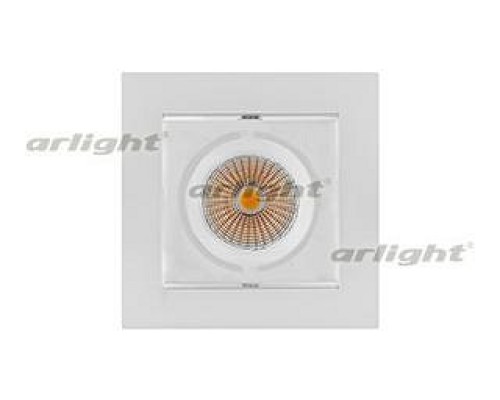 Встраиваемый светильник Arlight  CL-KARDAN-S102x102-9W White (WH, 38 deg)
