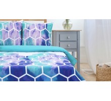 Постельное белье полутораспальное Акварельные Соты