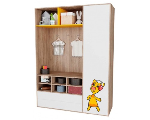 Шкаф комбинированный Юниор Оранжевая Корова