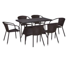 Набор уличный T198D/Y137C-W53 Brown 6Pcs