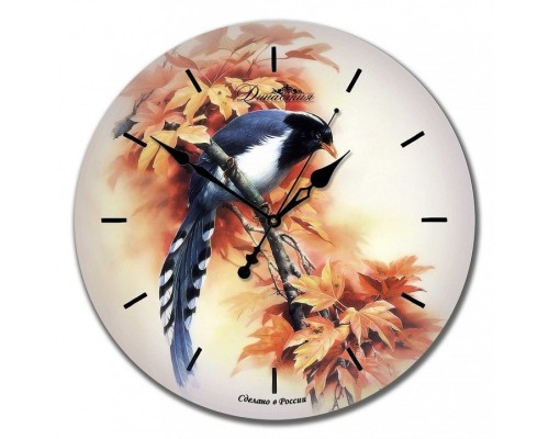 Настенные часы (33x33x4 см) Птичка 01-011
