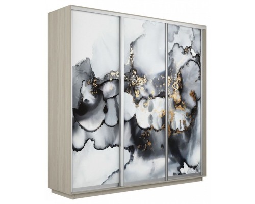 Шкаф-купе Экспресс Фото трио 1001 2400x450x2400