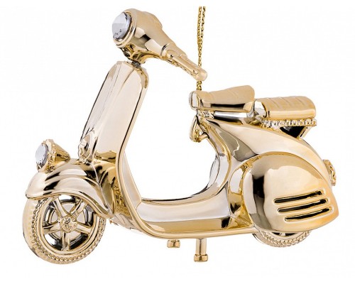 Елочная игрушка (12х6х9 см) Скутер 865-362