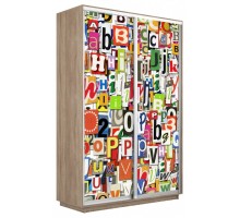 Шкаф-купе Экспресс Фото дуо 1017 1200x600x2200