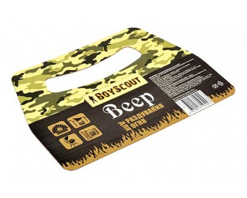 Веер для раздувания огня (21х15 см) Boyscout 61440