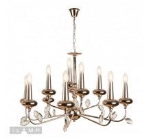 Подвесная люстра iLamp Dames 1020-8+4GD