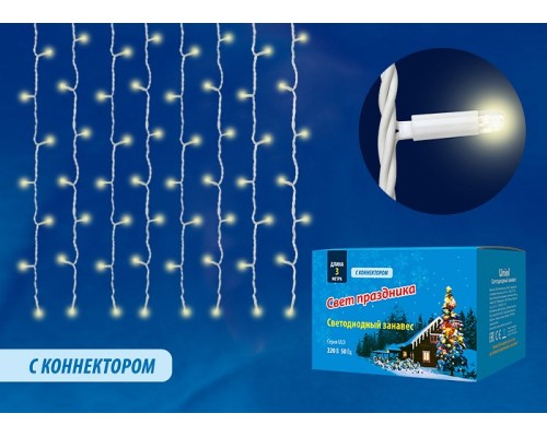 Занавес световой Uniel ULD-C3030 ULD-C3030-400/TWK WARM WHITE IP67