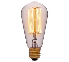 Лампа накаливания Sun Lumen ST58 E27 60Вт 2200K 053-228