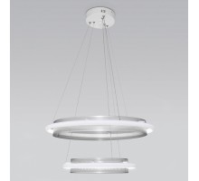 Подвесной светильник Eurosvet Imperio 90241/2 белый/ серебро Smart