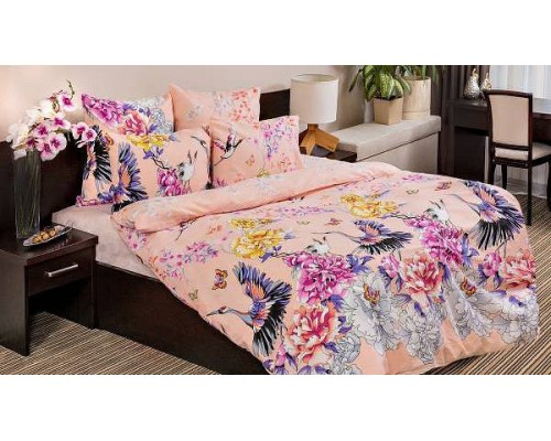 Постельное белье двуспальное Журавли