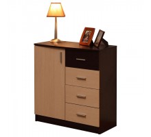 Комод Дуэт-5 венге/дуб линдберг