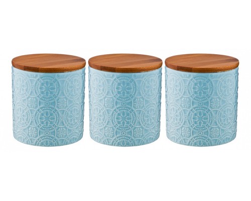 Набор из 3 банок для пищевых продуктов Art 490-382