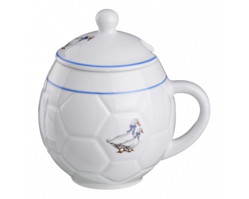 Банка для пищевых продуктов (13х10х13 см) Гуси 606-517