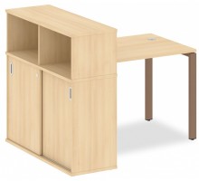 Стол письменный Metal System БП.РС-СШК-3.1 Т