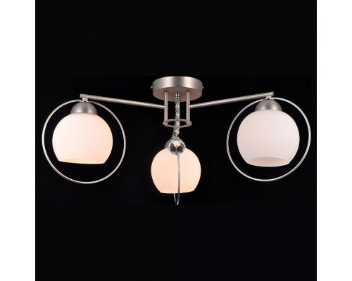 Потолочная люстра Natali Kovaltseva Sphere II SPHERE II 81051-3C SATIN NICKEL