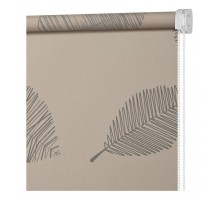 Штора рулонная (140x160 см) Принт Листья