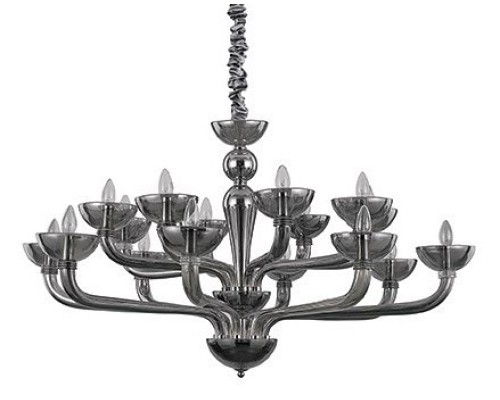 Подвесная люстра Ideal Lux Casanova CASANOVA SP16 FUME