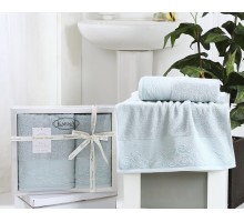 Набор из 2 полотенец для ванной BEYZA