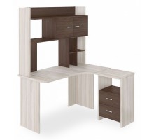 Стол компьютерный Домино Lite СКЛ-Угл130+НКЛХ-130 КШ ПРАВ