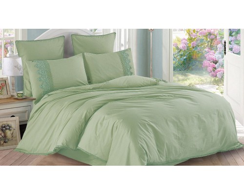 Постельное белье евростандарт Cotton Lace