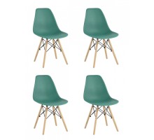 Набор из 4 стульев Eames
