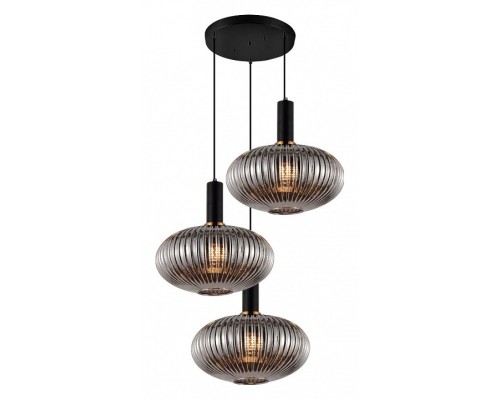 Подвесной светильник LUMINA DECO Floril LDP 1216-3 GY+BK