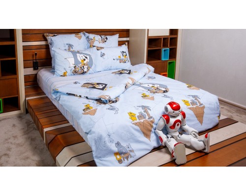 Постельное белье полутораспальное Коты-Пираты