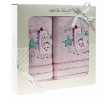 Набор полотенец для ванной детских (70x120 см) Dino К-П-011р