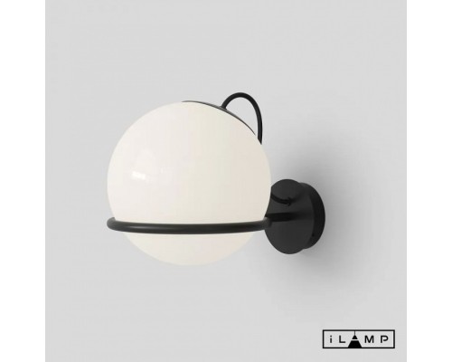 Бра iLamp Globe 10346W/1 BK-WH