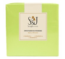Простыня на резинке детская S&J P
