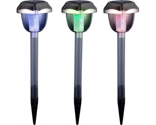 Наземный низкий светильник Globo Solar Al 33080-3