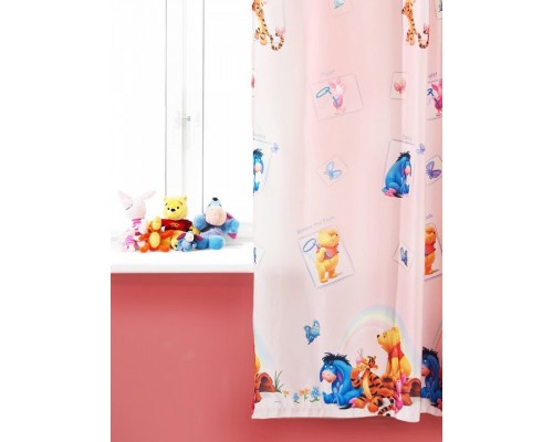 Портьера (200x265 см) 1шт. Винни радуга