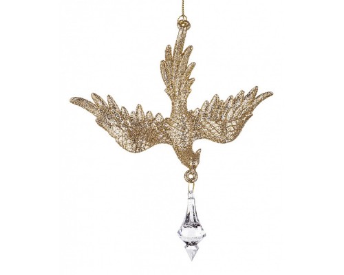 Елочная игрушка (12х15 см) Птичка 865-370