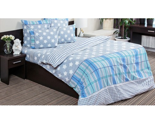 Постельное белье полутораспальное Звезды