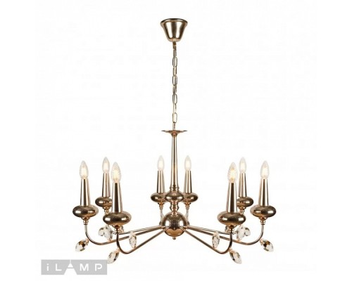 Подвесная люстра iLamp Dames 1020-8GD