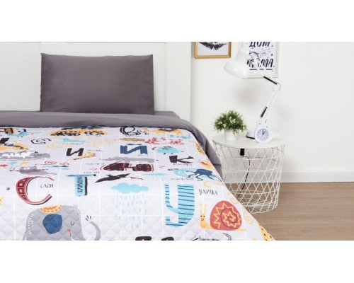 Покрывало полутораспальное Алфавит