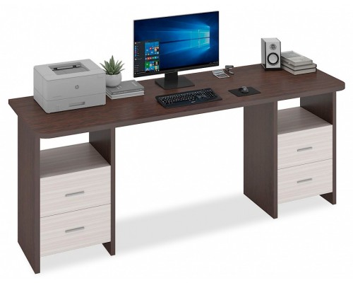 Стол письменный Домино Lite СКЛ-Прям190Р+2ТЯЛ