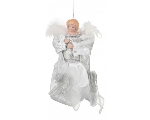 Елочная игрушка (18 см) Ангел 856-009