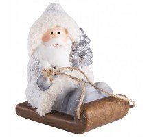 Дед Мороз световой [13х9.5х14 см] Дед Мороз на санях 505-001
