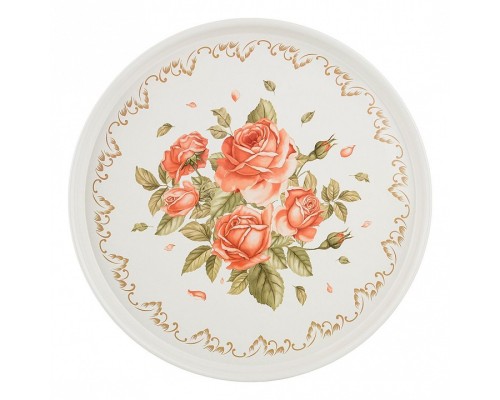 Поднос (33x2.1 см) Корейская роза 898-018