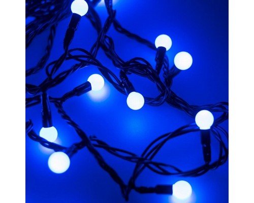 Гирлянда нить [20 м] Ball ARD-BALL-CLASSIC-D13-20000-BLACK-200LED BLUE (230V, 14W)