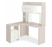 Стол компьютерный Домино Lite СКЛ-Угл130+НКЛХ-130 КБЕ ЛЕВ