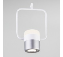 Подвесной светильник Eurosvet Oskar 50165/1 LED белый/серебро