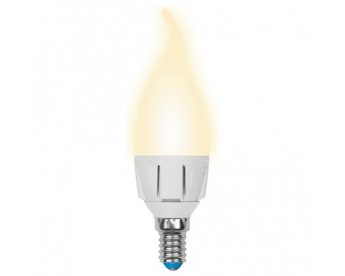 Лампа светодиодная Uniel Palazzo E14 7Вт 3000K LEDCW377WWWE14 220ВFRPLP01WH