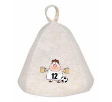 Шапка для бани универсальная Игрок 12