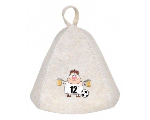 Шапка для бани универсальная Игрок 12