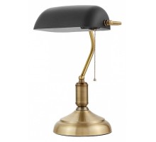 Настольная лампа декоративная LUMINA DECO BANKER LDT 305 BK