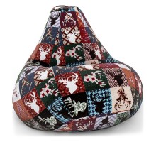 Кресло-мешок С Оленями Дарк 3XL
