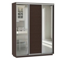 Шкаф-купе Экспресс Медиум (2 зеркала) Трио 1800x600x2400